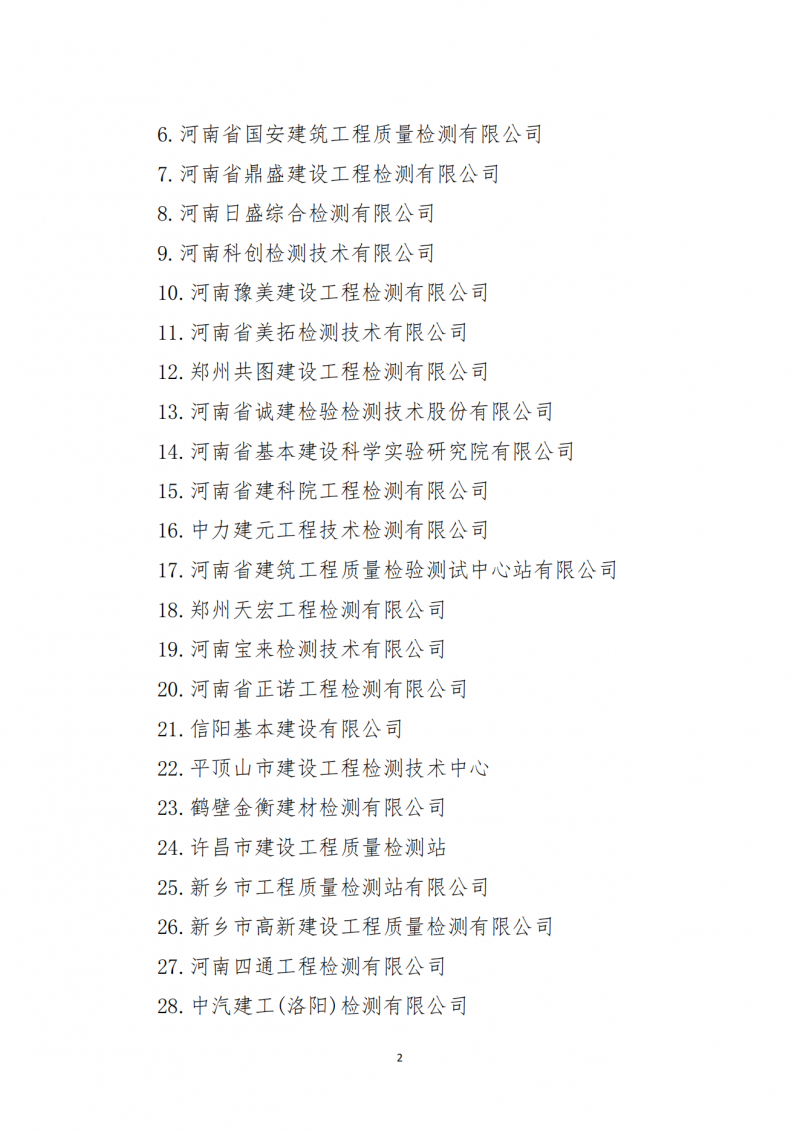 关于河南省建设工程AAA级信用检测机构复审结果的通知_02.png